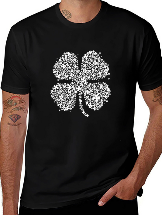 Lucky Clover Graphic Tee - Black