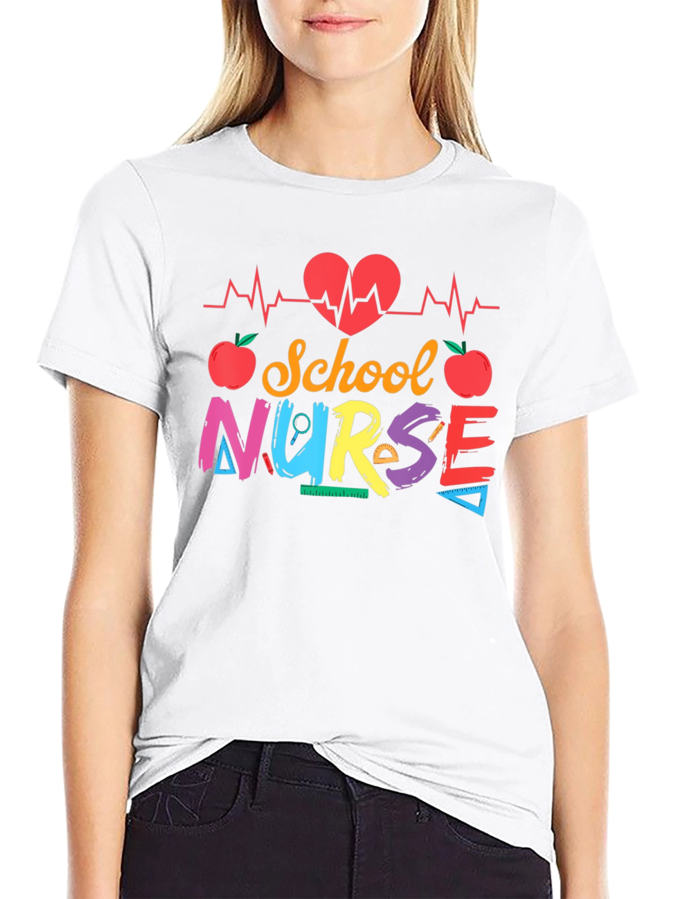 School Nurse Graphic T-Shirt