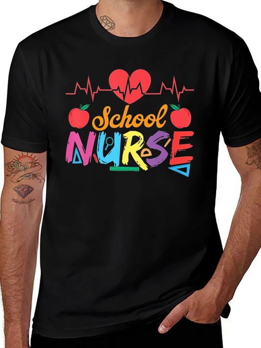 School Nurse Graphic T-Shirt