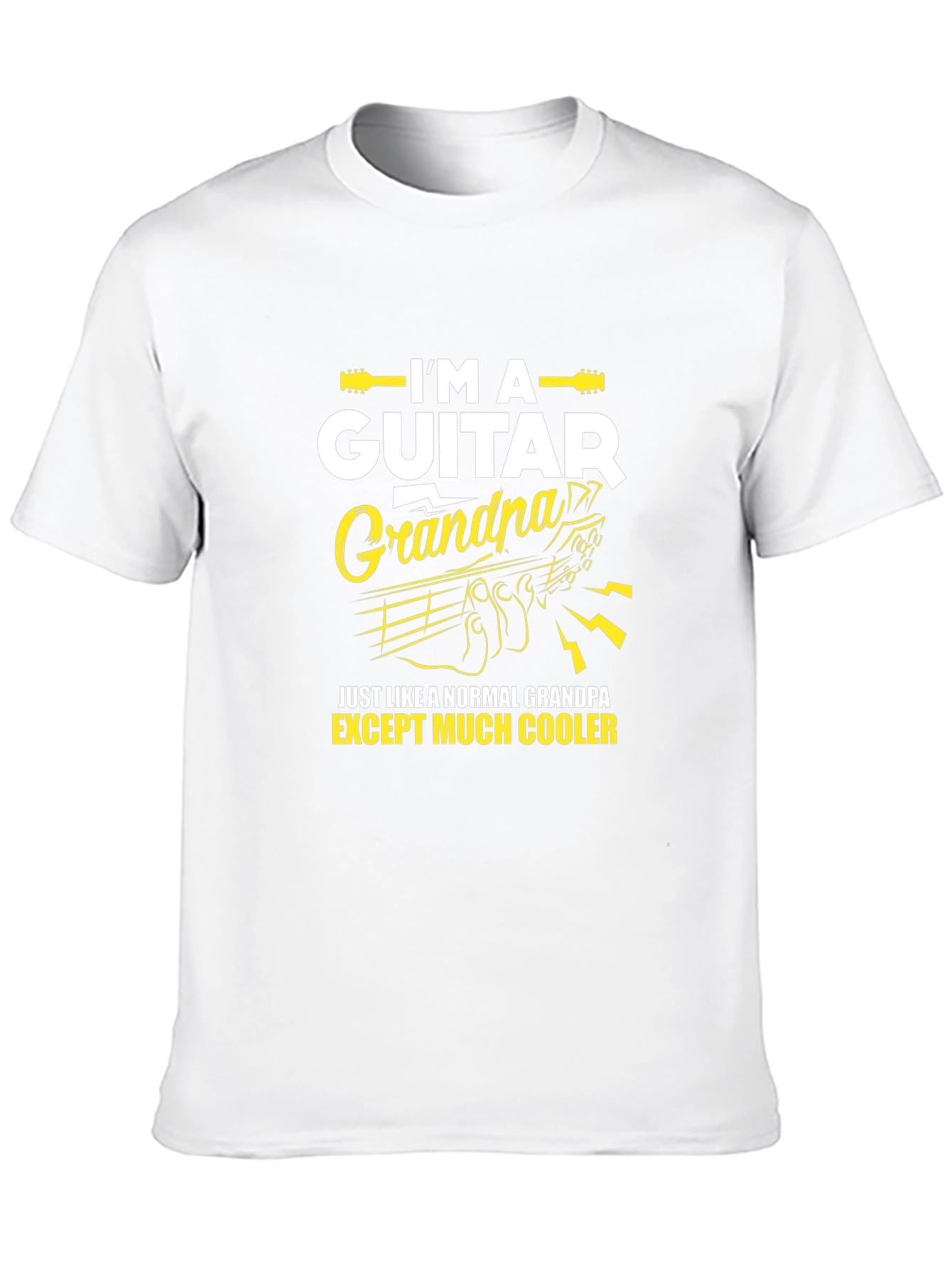 Guitar Grandpa T-Shirt Cool Grandfather Gift