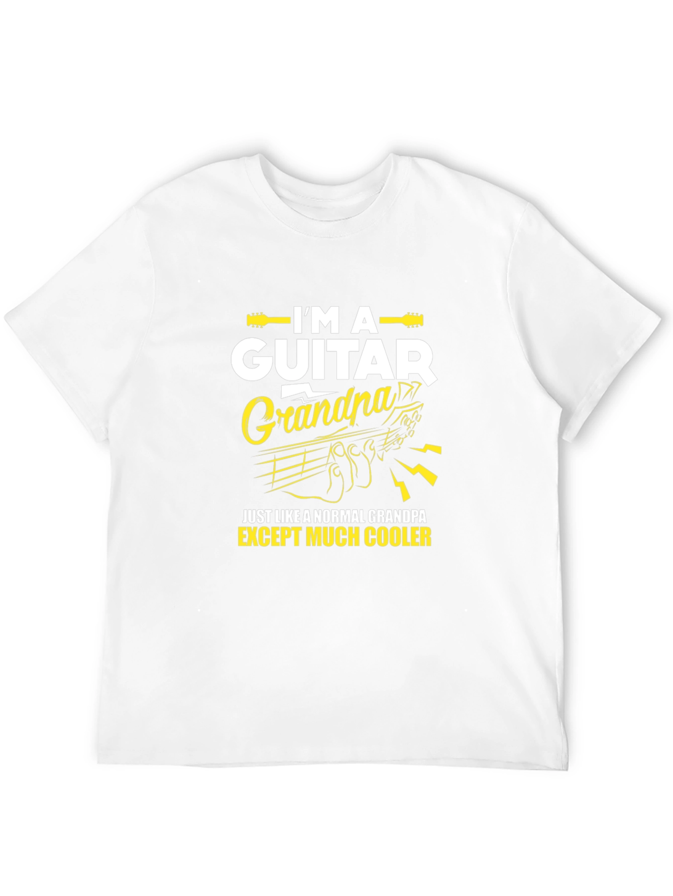 Guitar Grandpa T-Shirt Cool Grandfather Gift