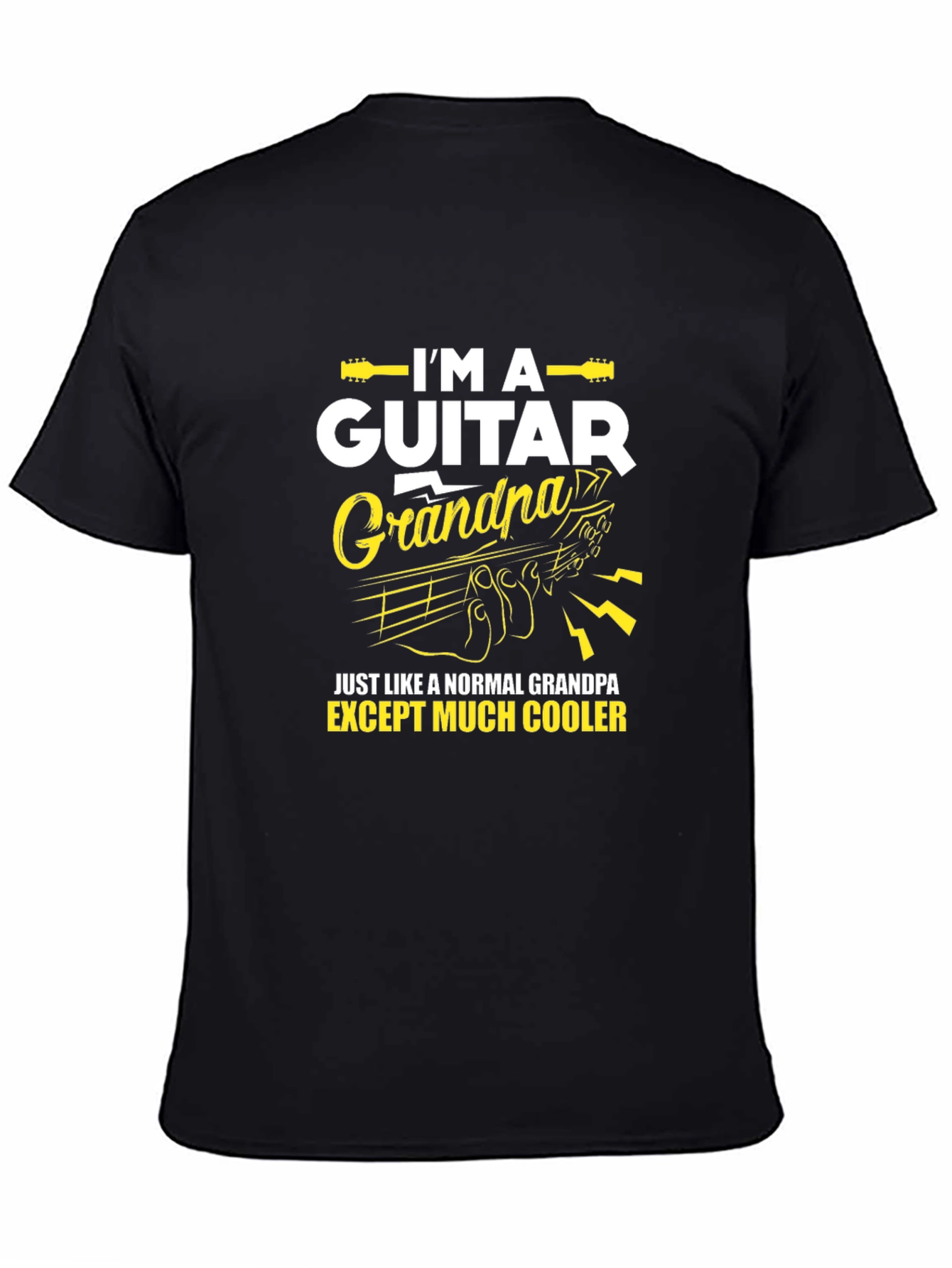 Guitar Grandpa T-Shirt Cool Grandfather Gift