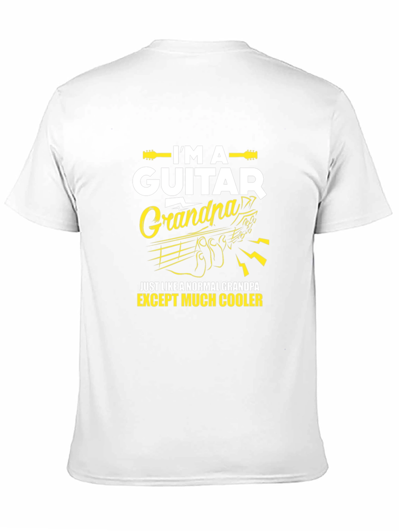 Guitar Grandpa T-Shirt Cool Grandfather Gift