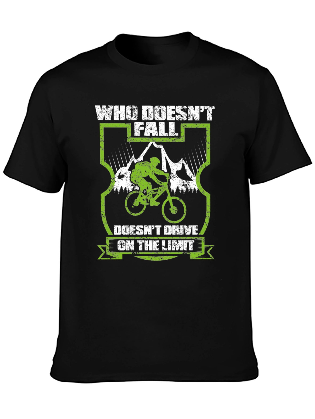 Mountain Bike Graphic Tee - Ride On The Limit!