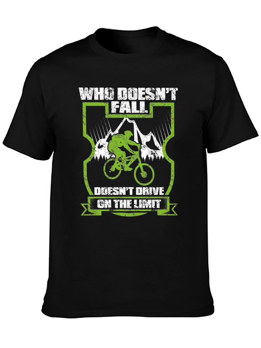 Mountain Bike Graphic Tee - Ride On The Limit!
