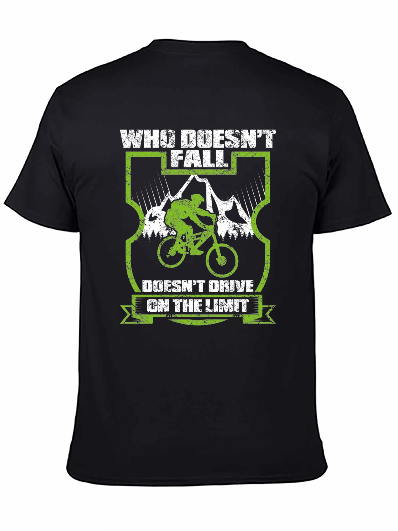 Mountain Bike Graphic Tee - Ride On The Limit!