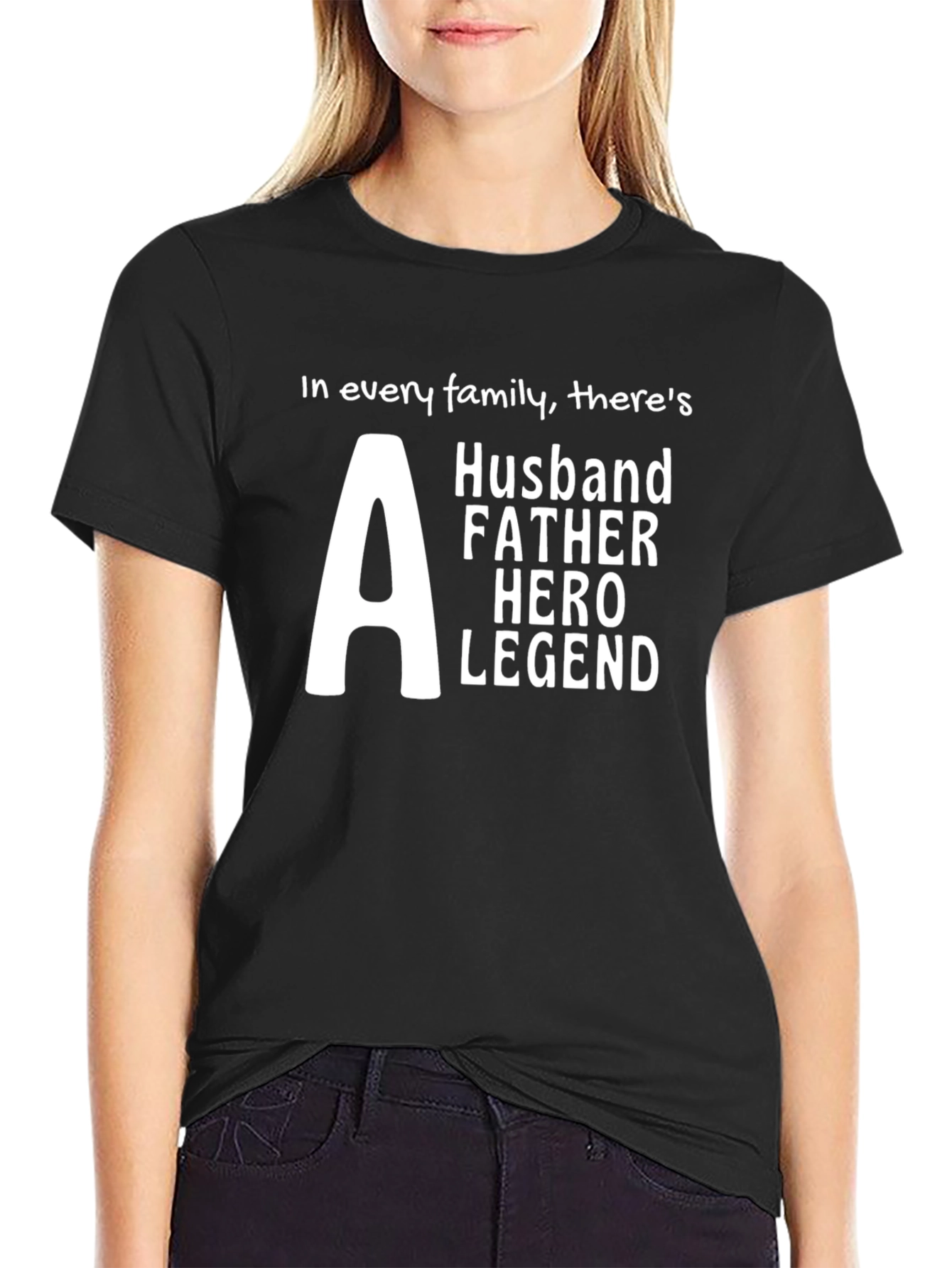 Husband Father Hero Legend T-Shirt