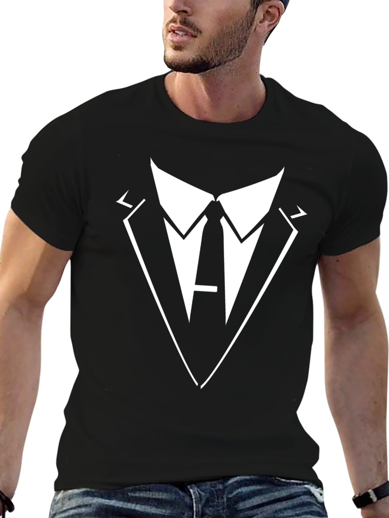 Tuxedo T-Shirt - Secret Agent Style
