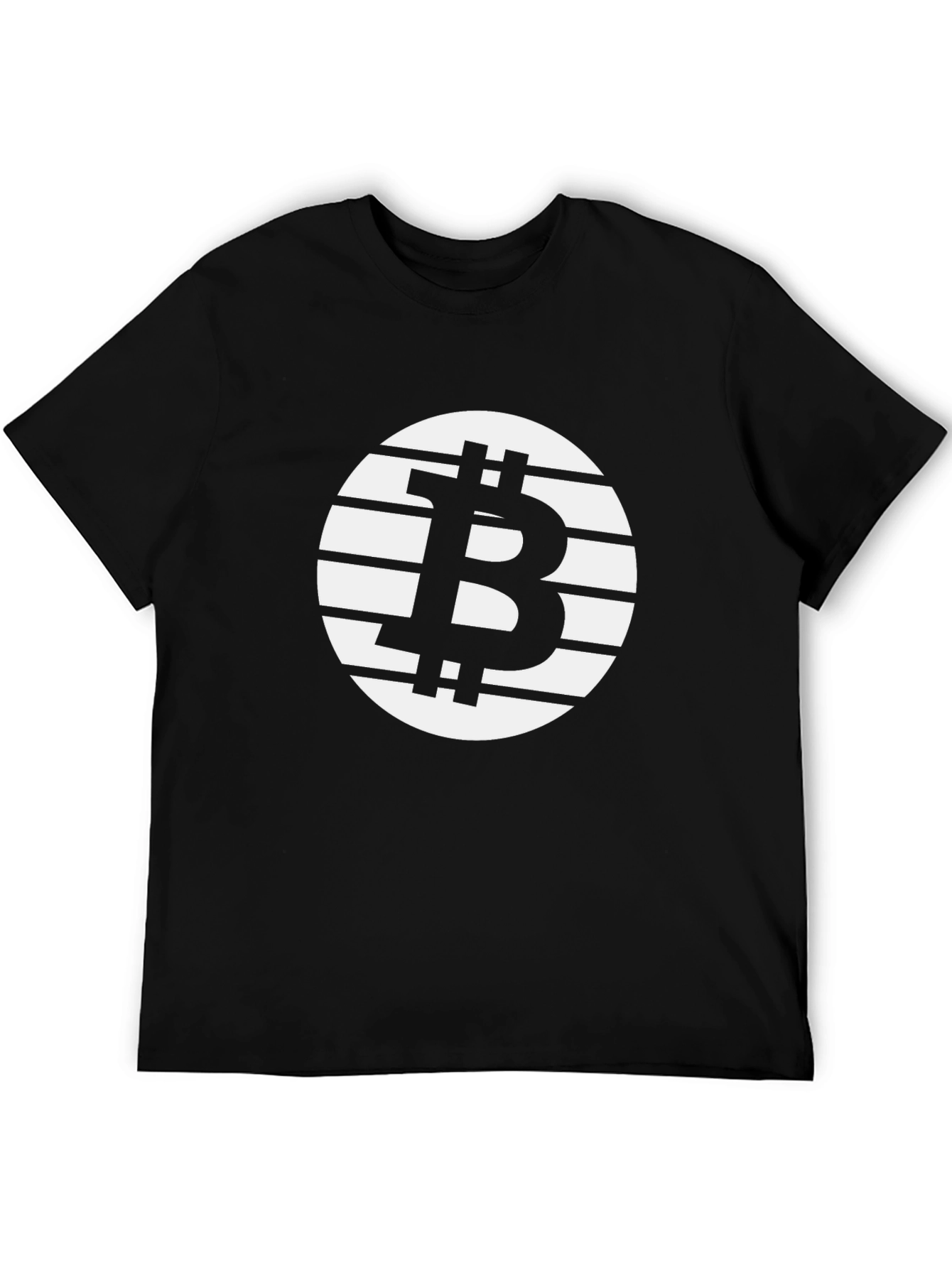 Bitcoin Symbol Black T-Shirt