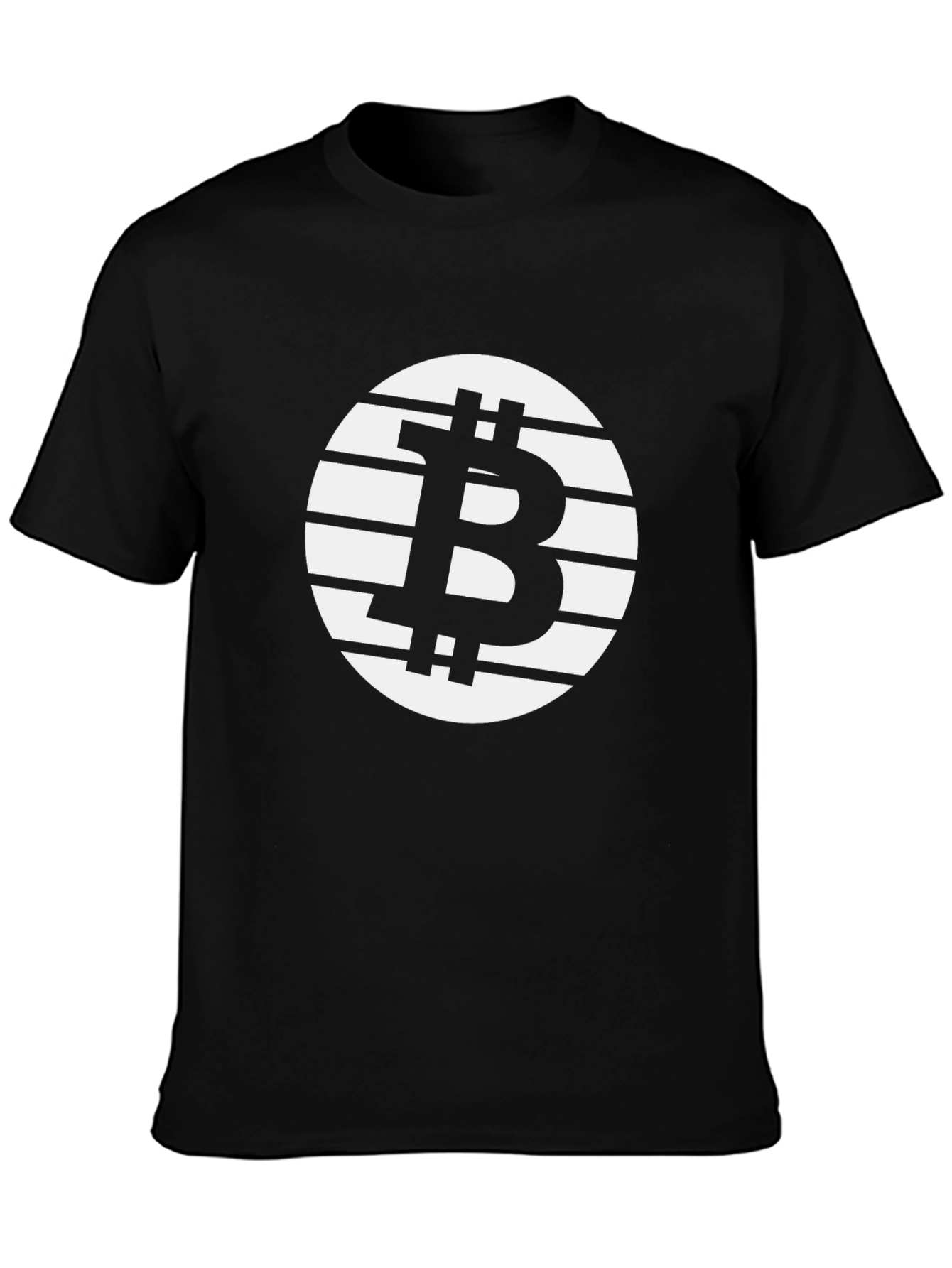 Bitcoin Symbol Black T-Shirt