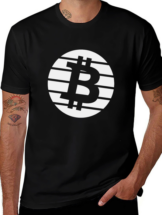 Bitcoin Symbol Black T-Shirt
