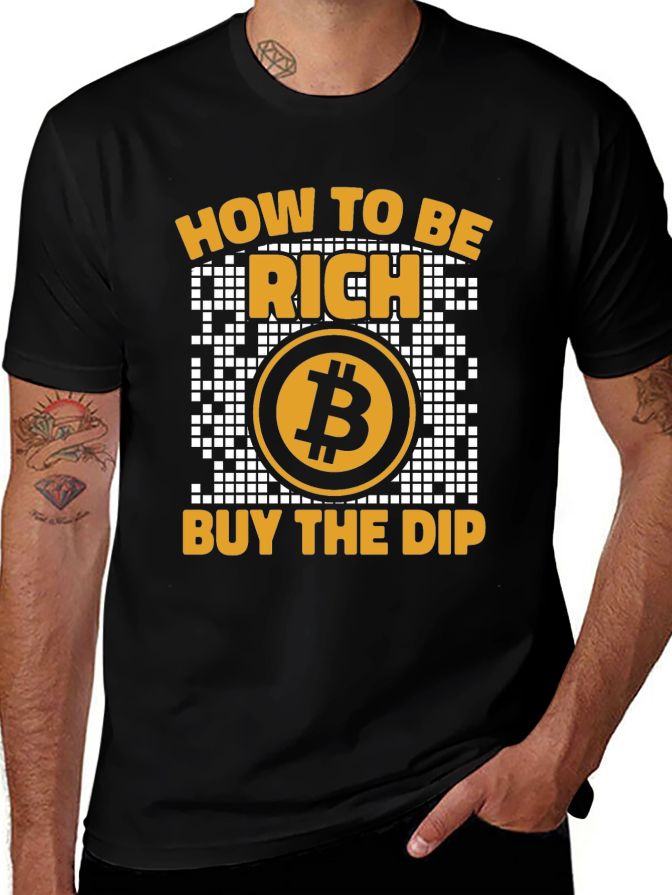 Bitcoin Crypto Investor T-Shirt - Buy the Dip