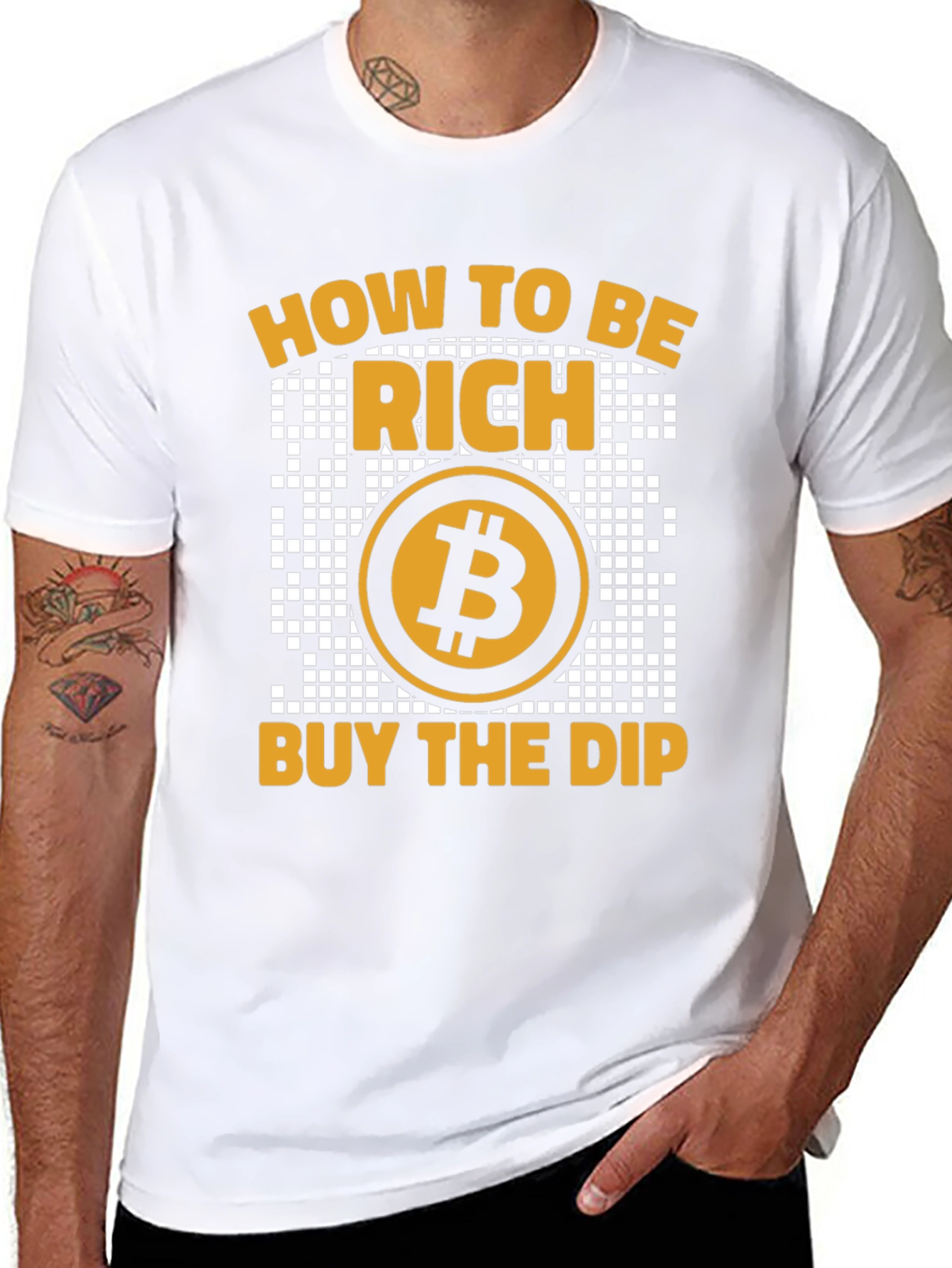 Bitcoin Crypto Investor T-Shirt - Buy the Dip