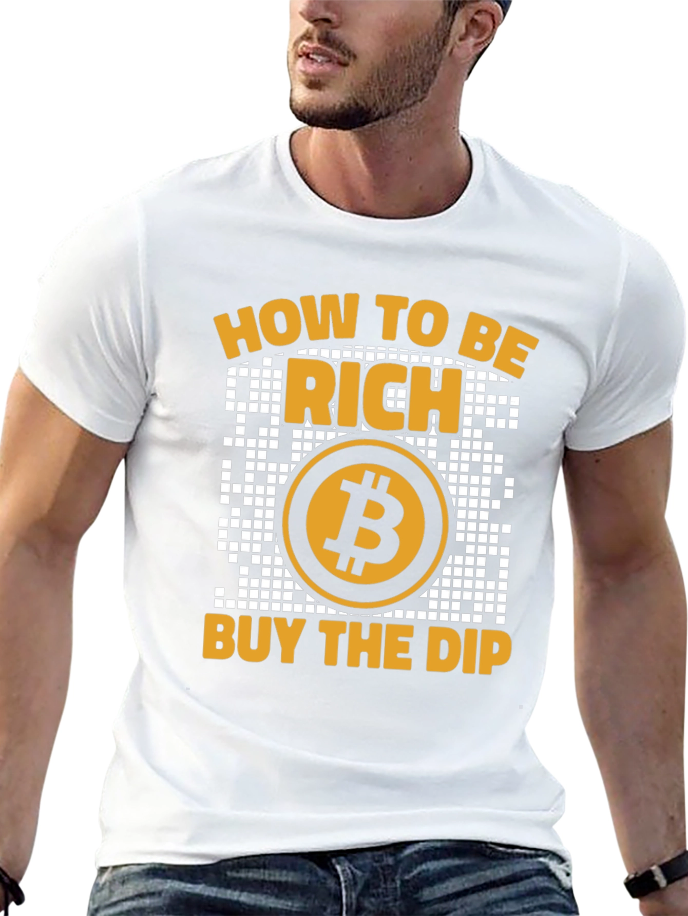 Bitcoin Crypto Investor T-Shirt - Buy the Dip