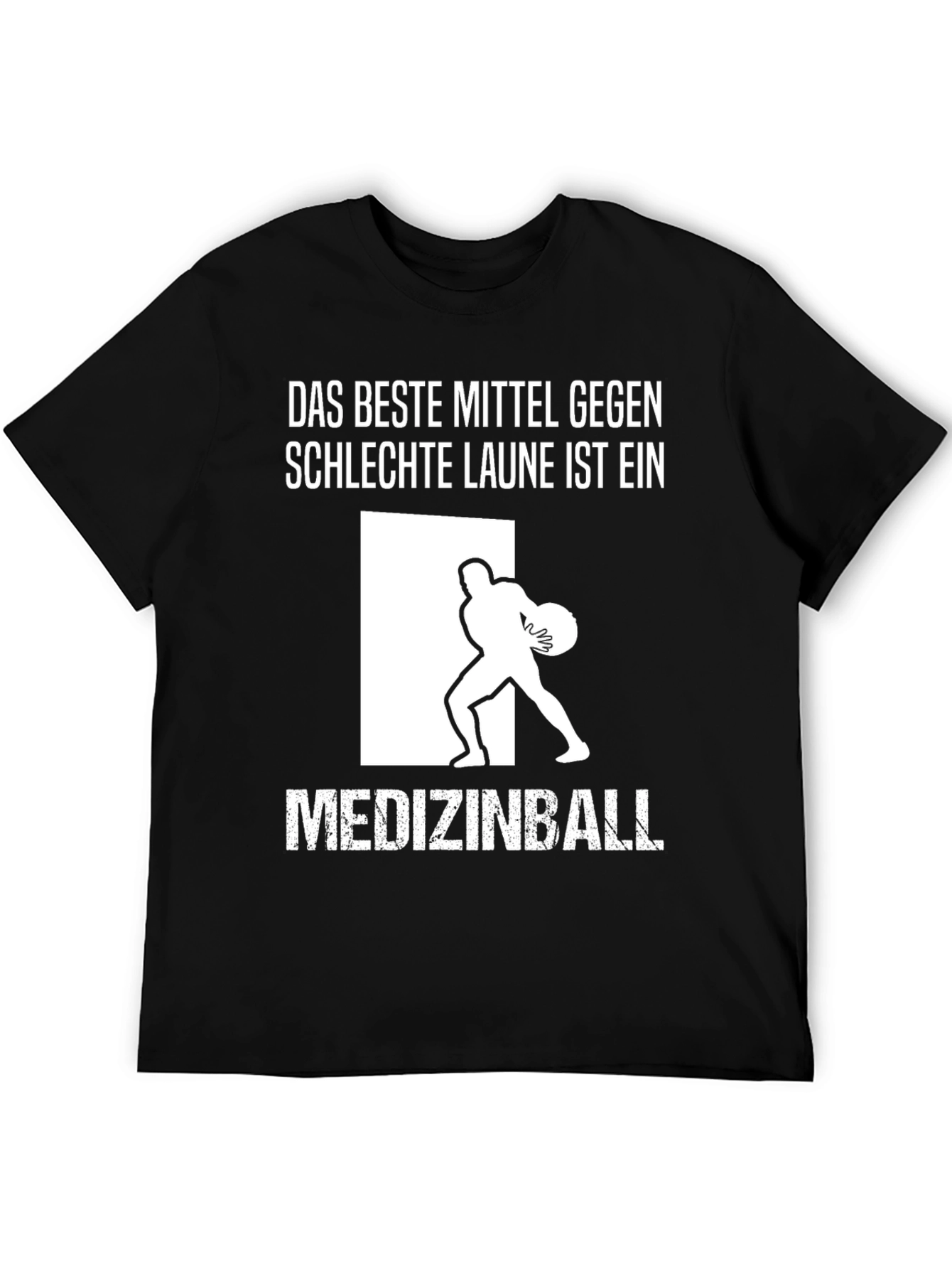 Funny Workout T-Shirt: Medizinball Design