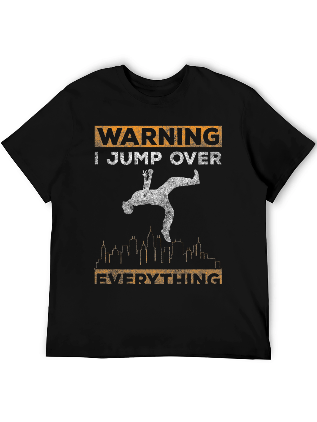 Warning I Jump Over Everything Graphic T-Shirt