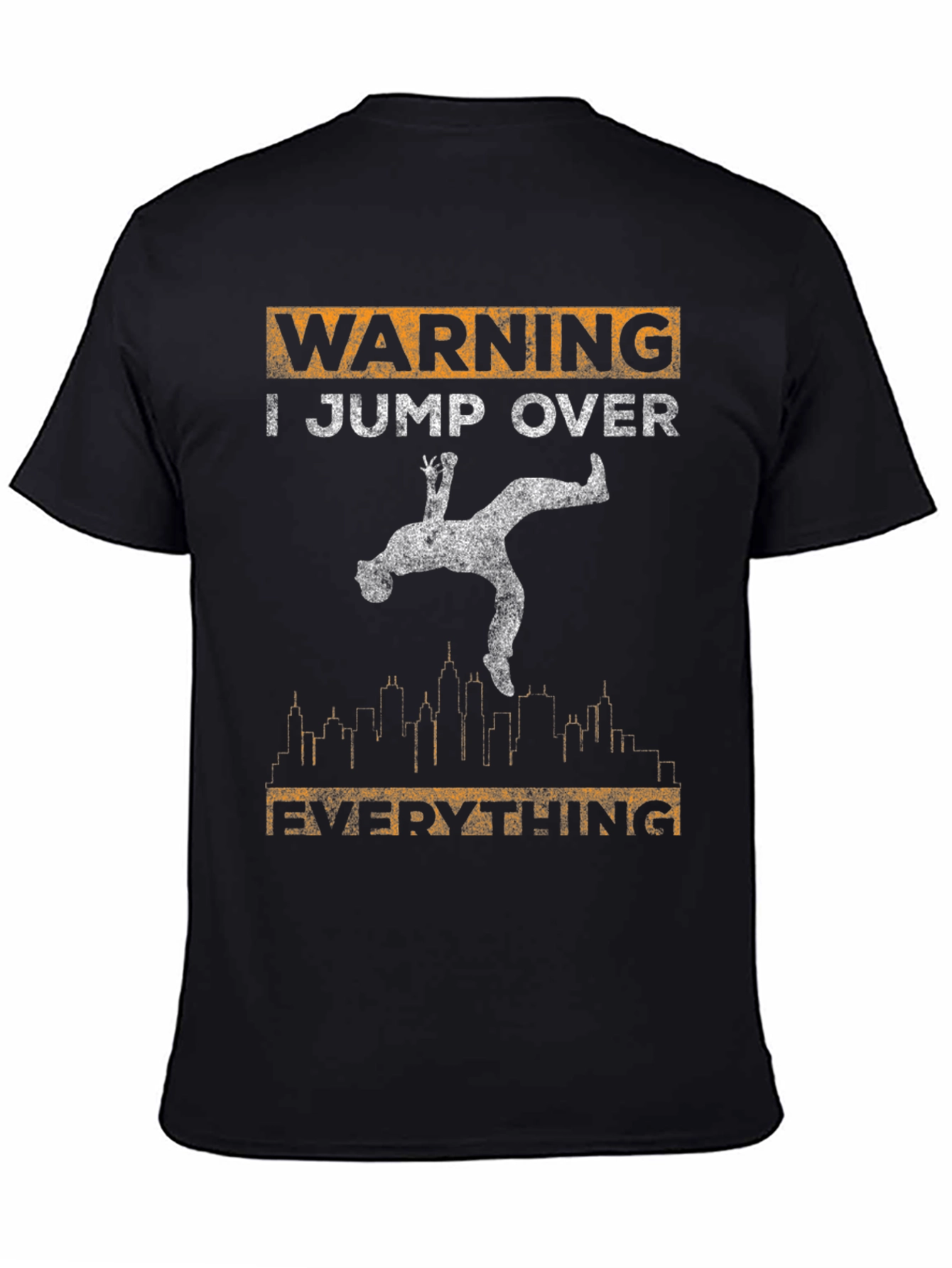 Warning I Jump Over Everything Graphic T-Shirt