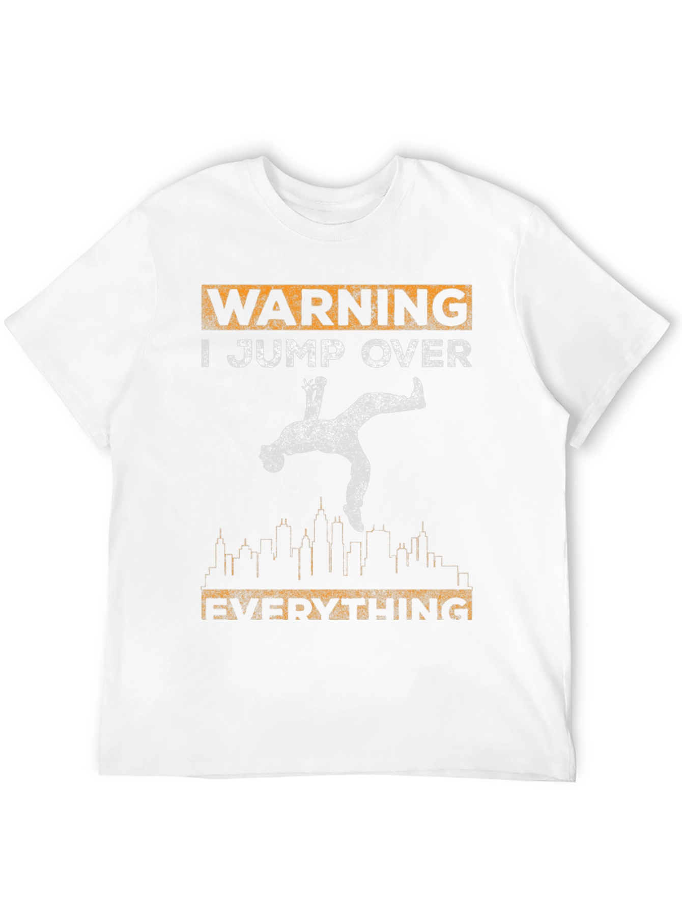 Warning I Jump Over Everything Graphic T-Shirt