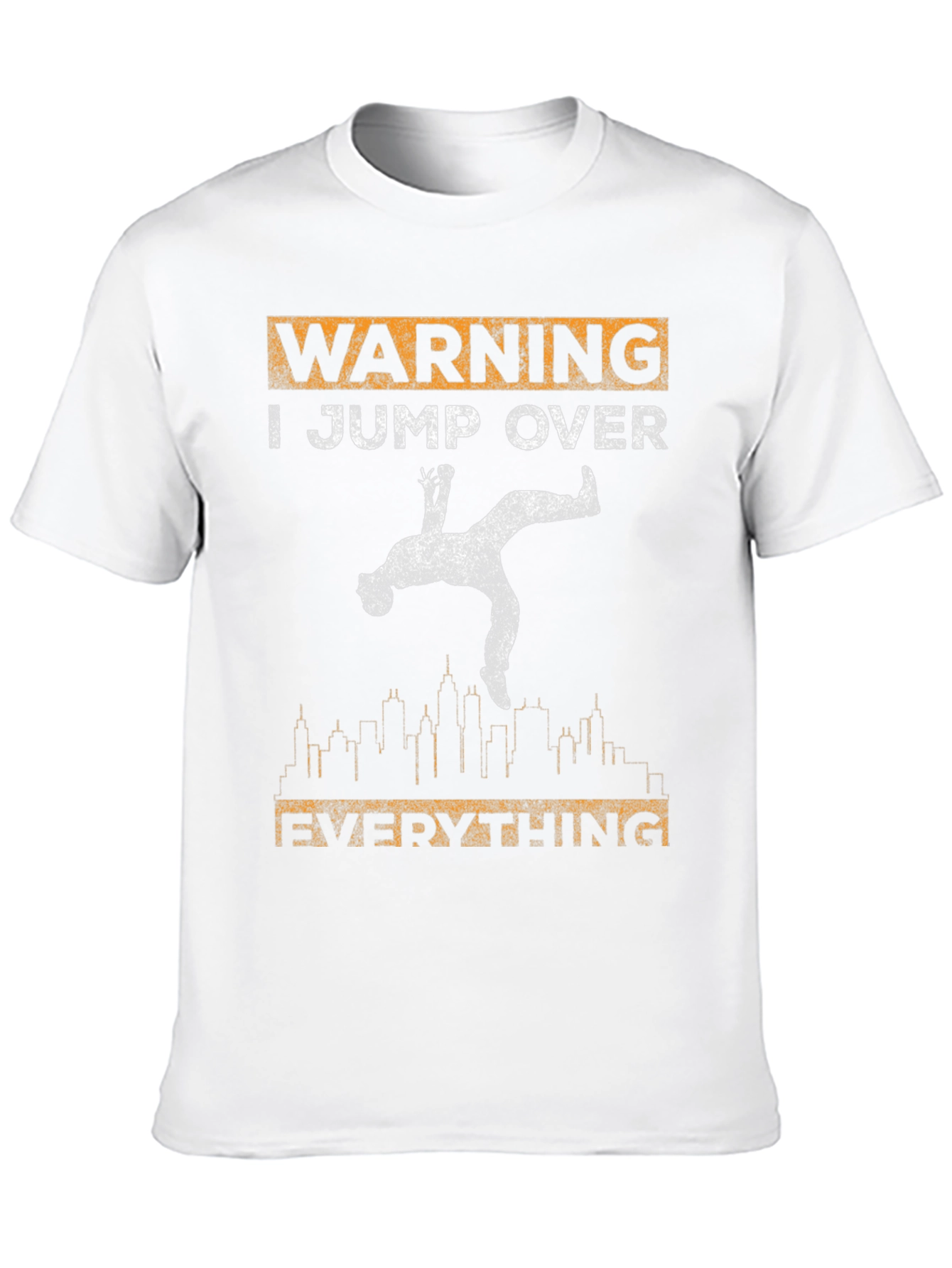 Warning I Jump Over Everything Graphic T-Shirt