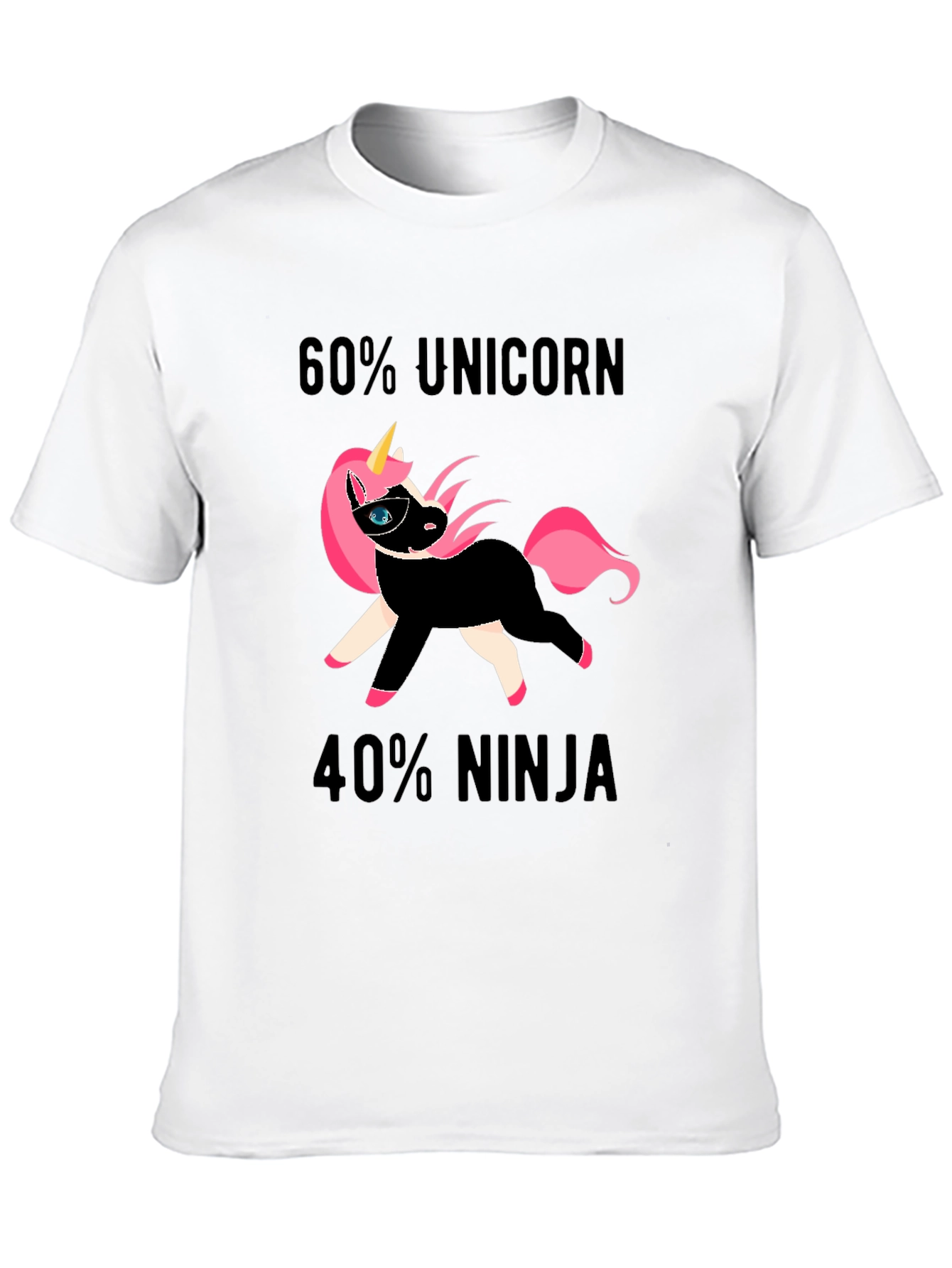 Unicorn Ninja Graphic T-Shirt