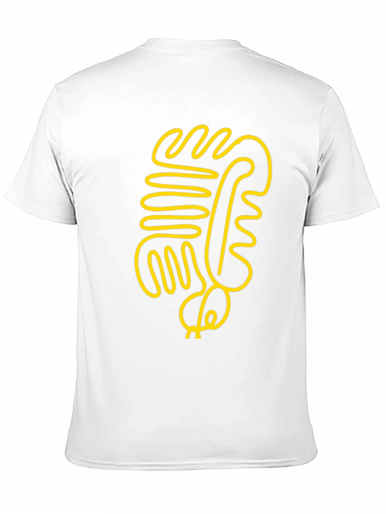 Abstract Line Art Graphic Tee - Modern Black T-Shirt