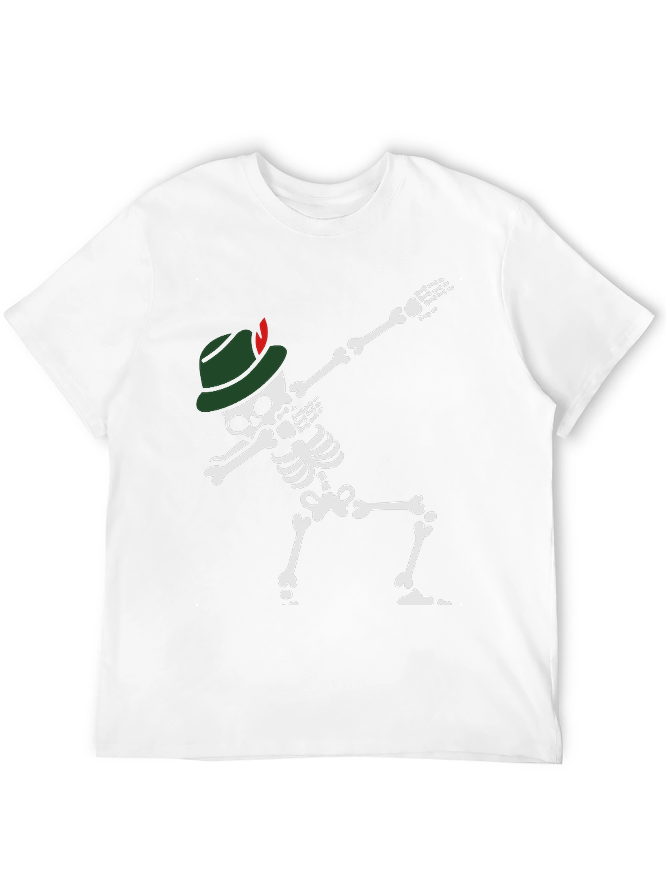 Oktoberfest Skeleton Dabbing T-Shirt