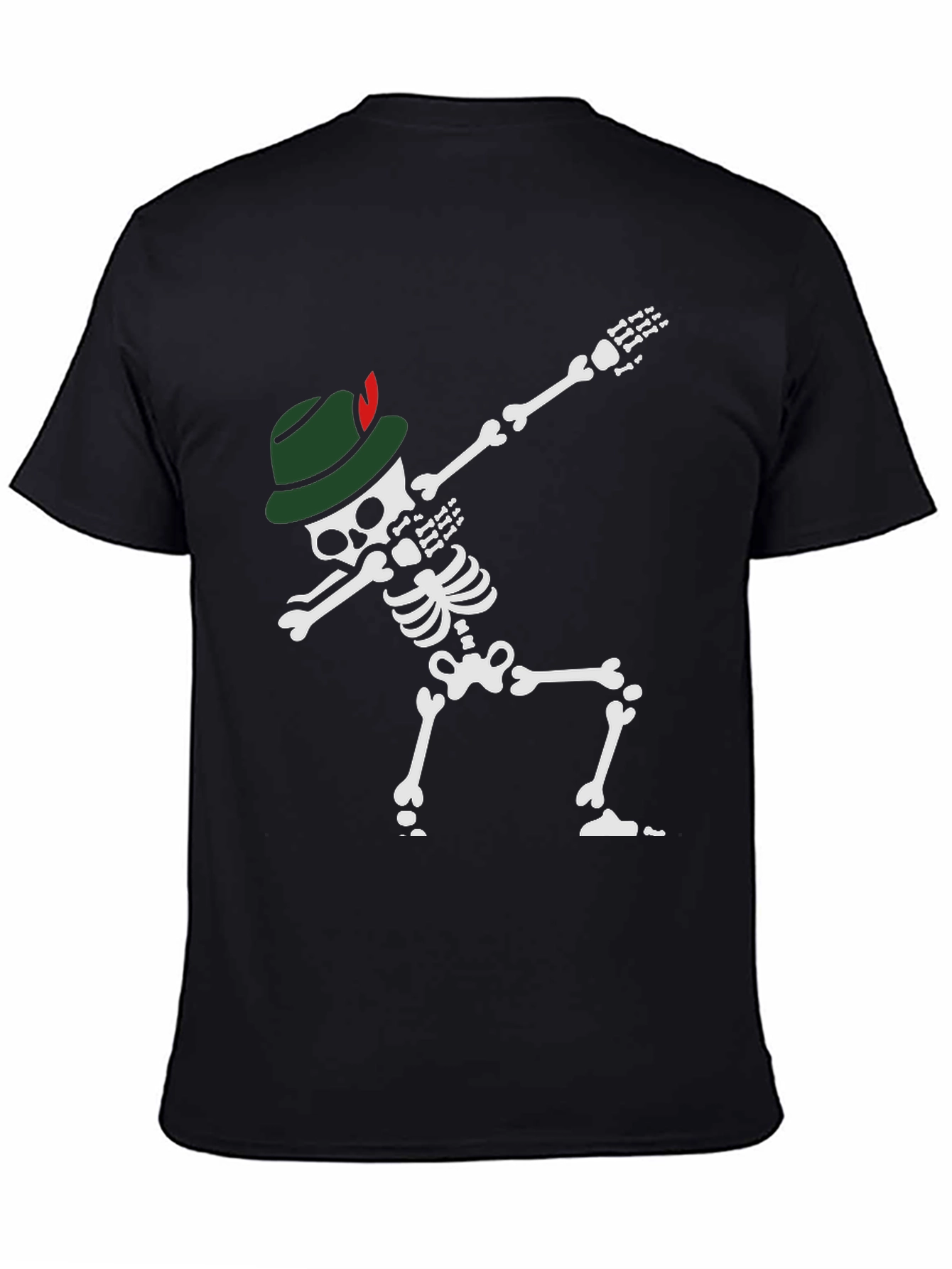 Oktoberfest Skeleton Dabbing T-Shirt