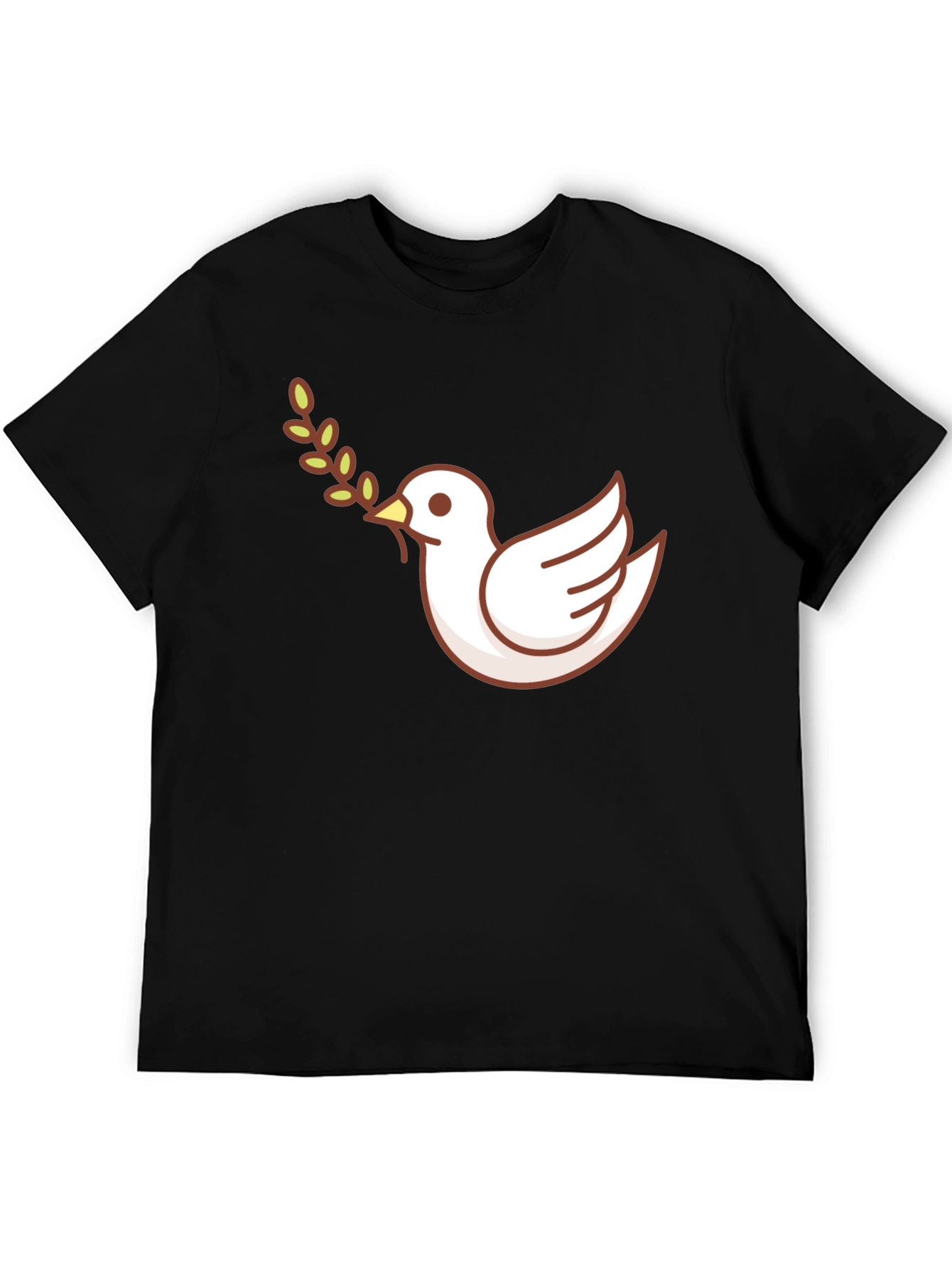 Peace Dove Graphic T-Shirt - Black