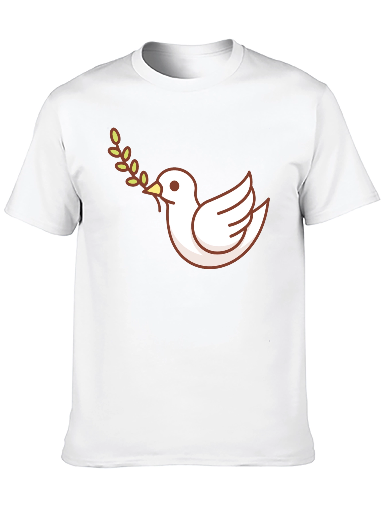 Peace Dove Graphic T-Shirt - Black