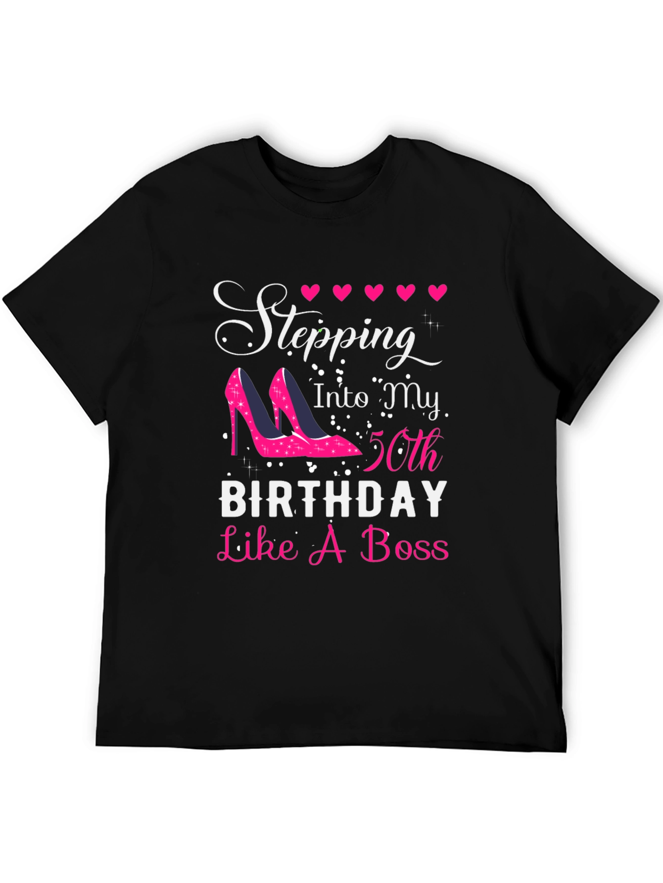 Stepping Into My 50th Birthday Like A Boss T-Shirt
