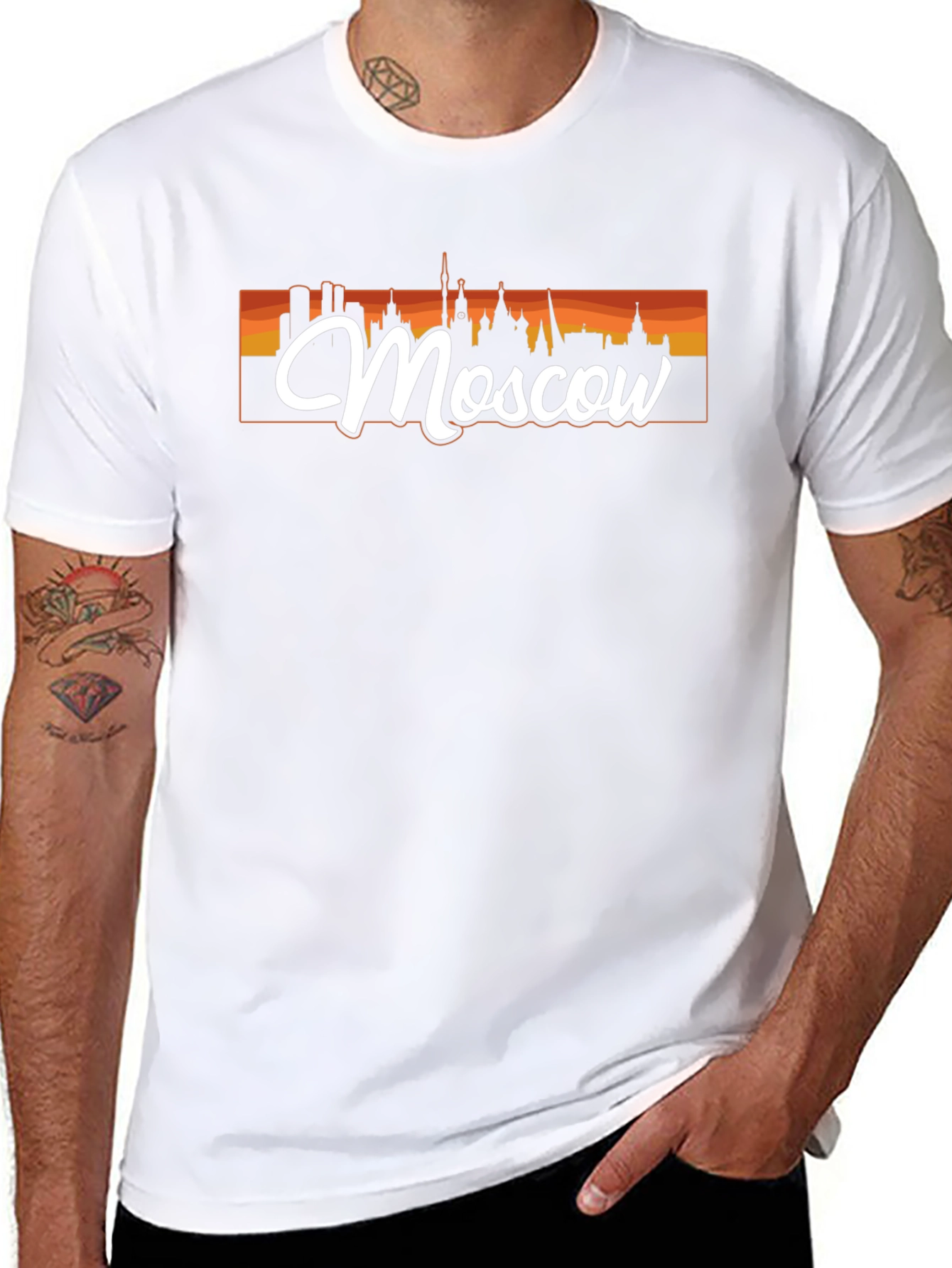 Moscow Skyline T-Shirt - Cityscape Tee