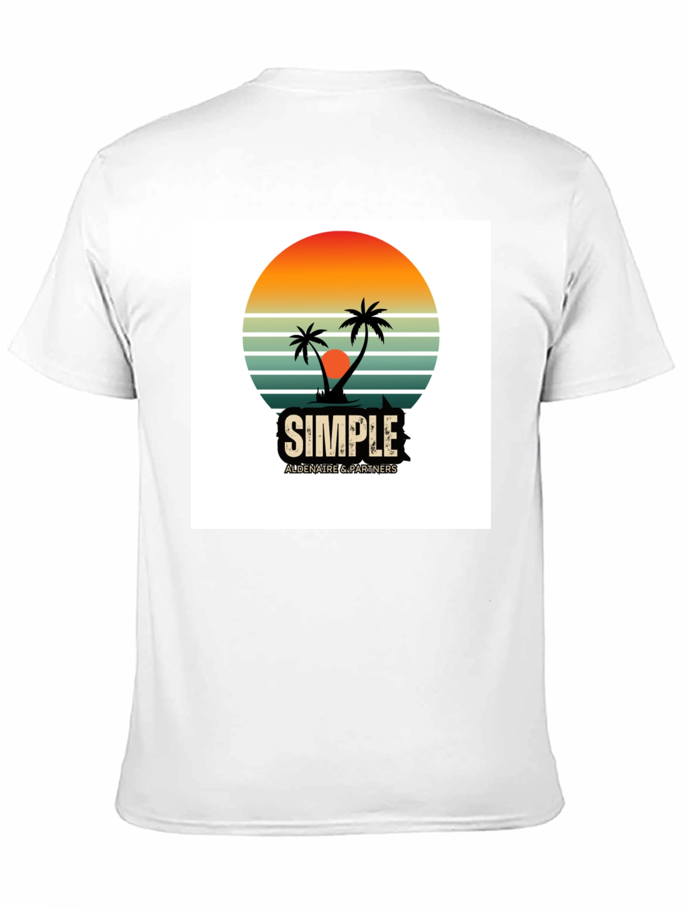 Retro Palm Tree Graphic T-Shirt