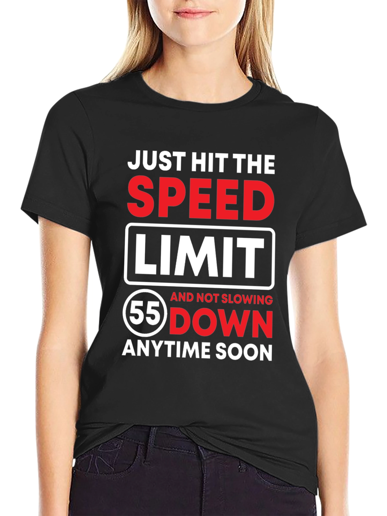 Just Hit 55 Speed Limit T-Shirt