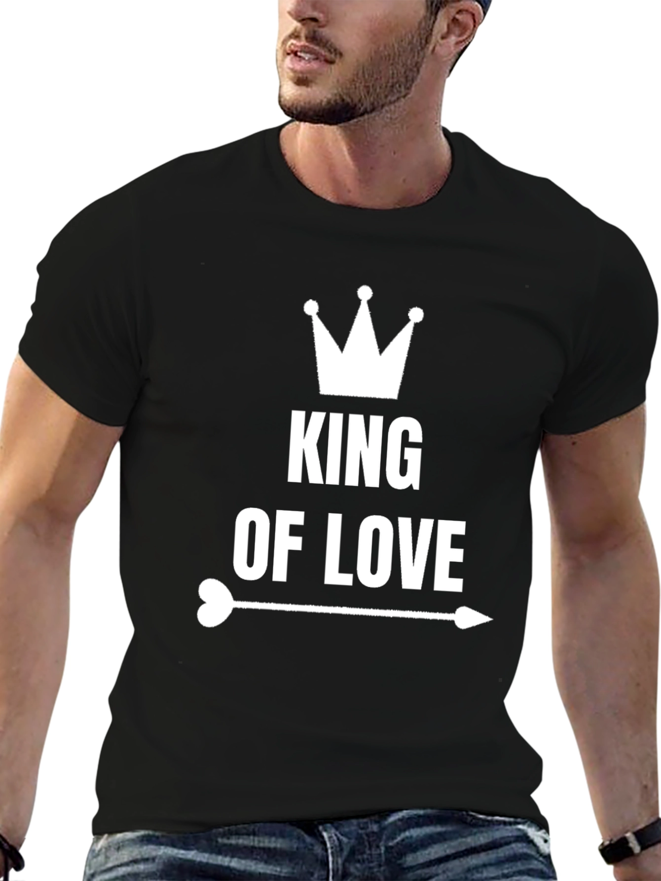 King of Love Graphic T-Shirt - Mens Tee