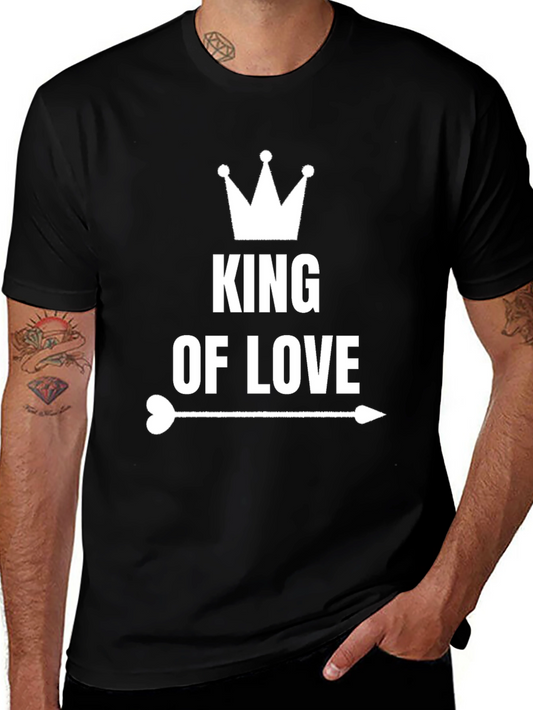 King of Love Graphic T-Shirt - Mens Tee