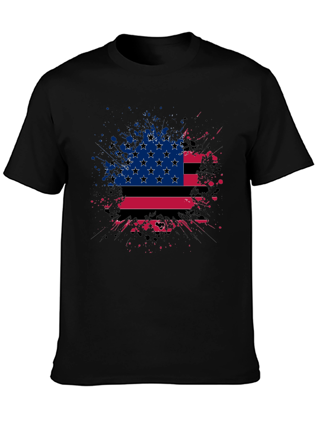 Patriotic Splash Graphic Tee