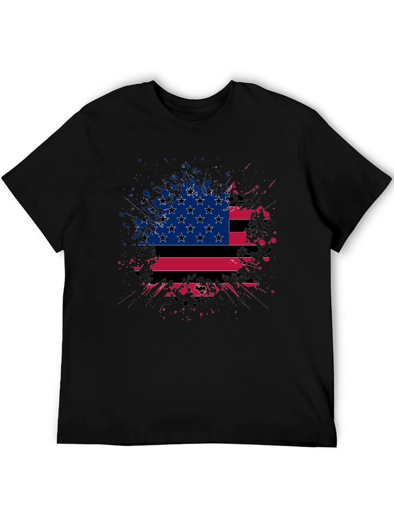 Patriotic Splash Graphic Tee