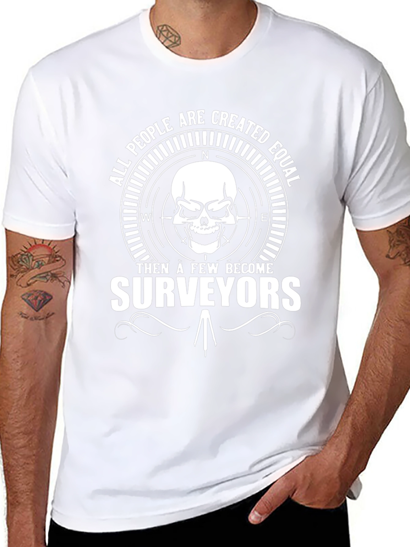 Surveyor Skull T-Shirt