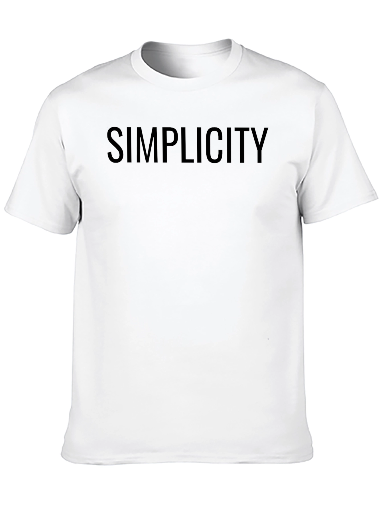 Simplicity Black T-Shirt: Minimalist Style