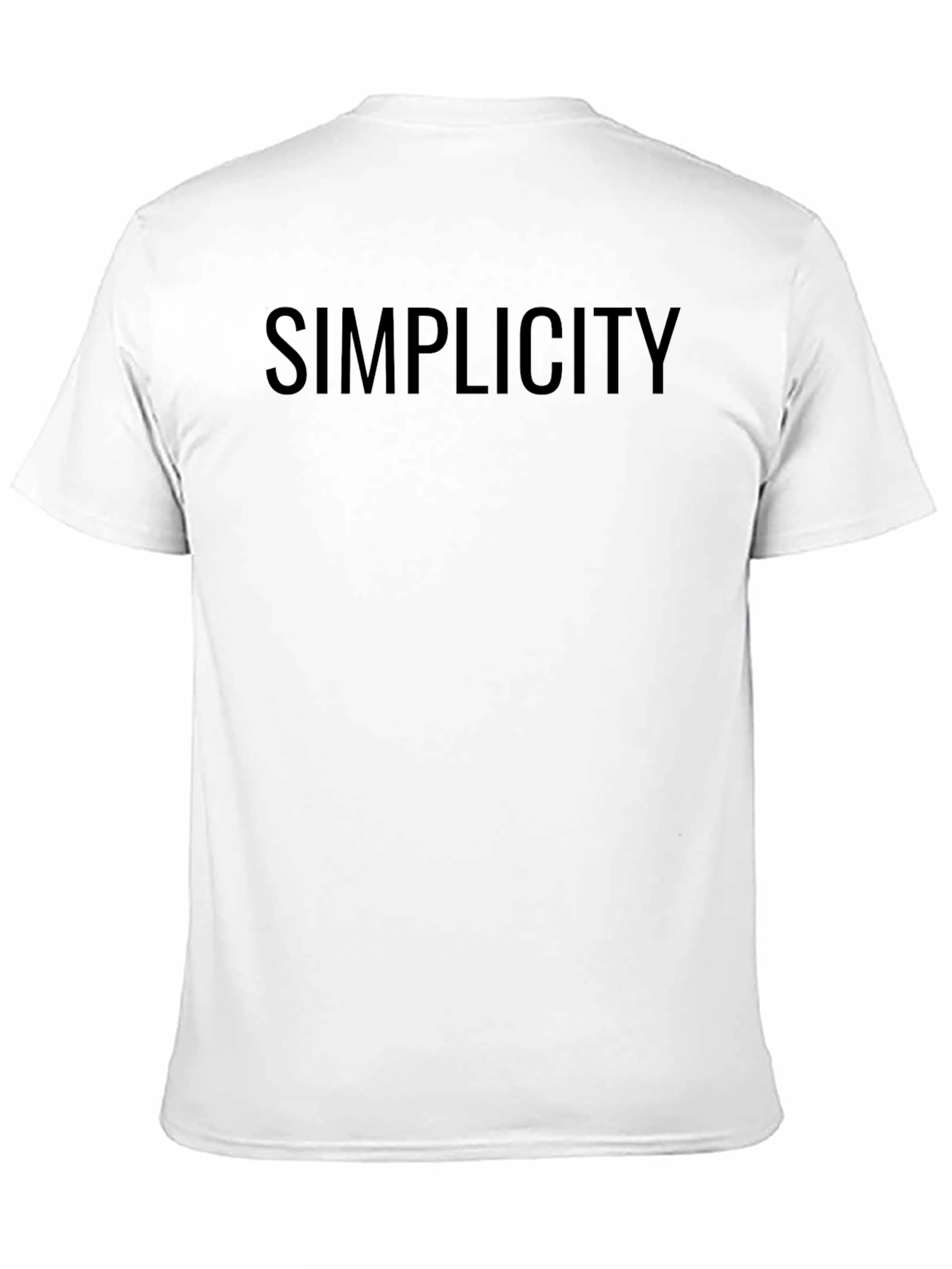 Simplicity Black T-Shirt: Minimalist Style