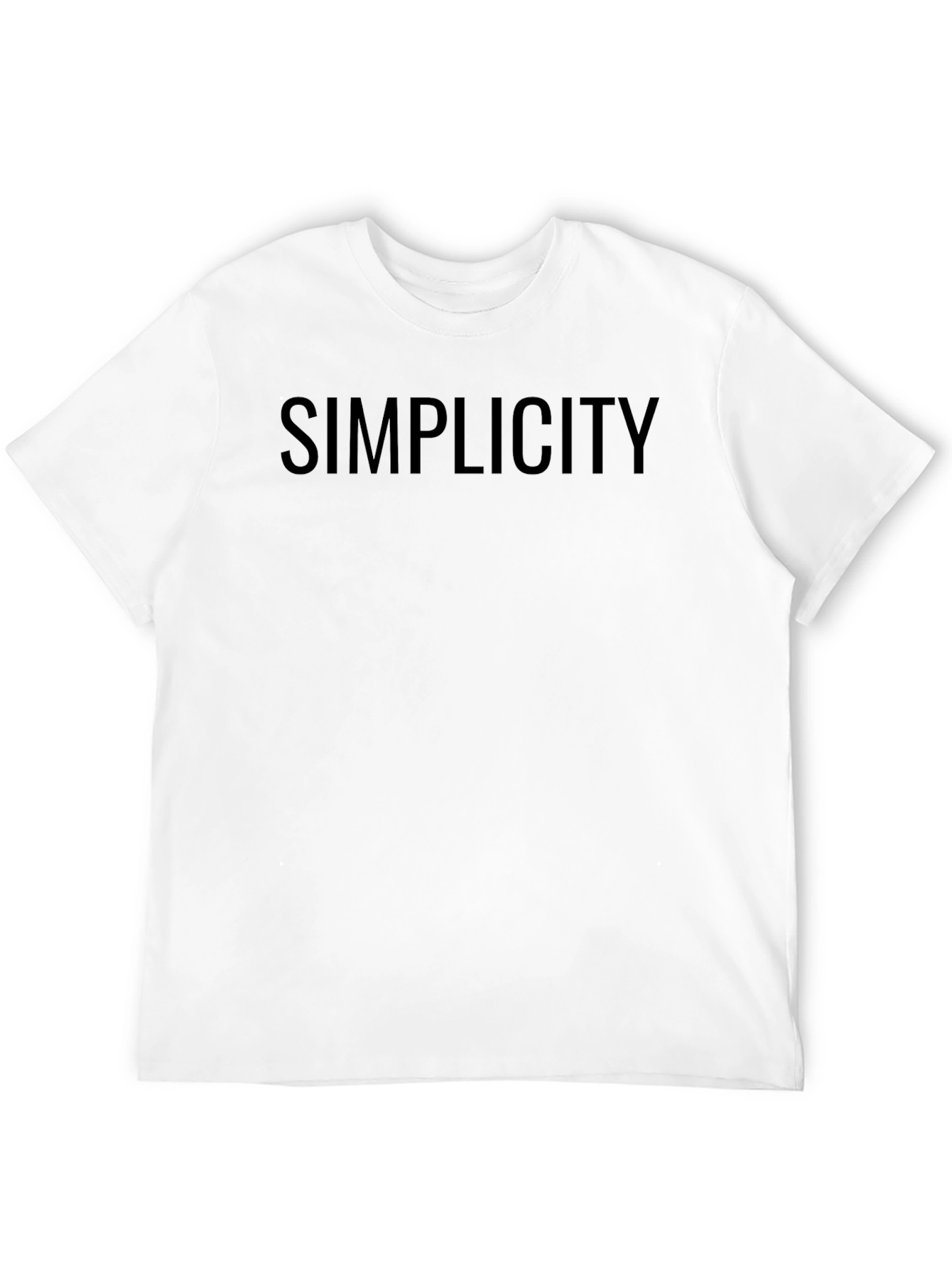 Simplicity Black T-Shirt: Minimalist Style