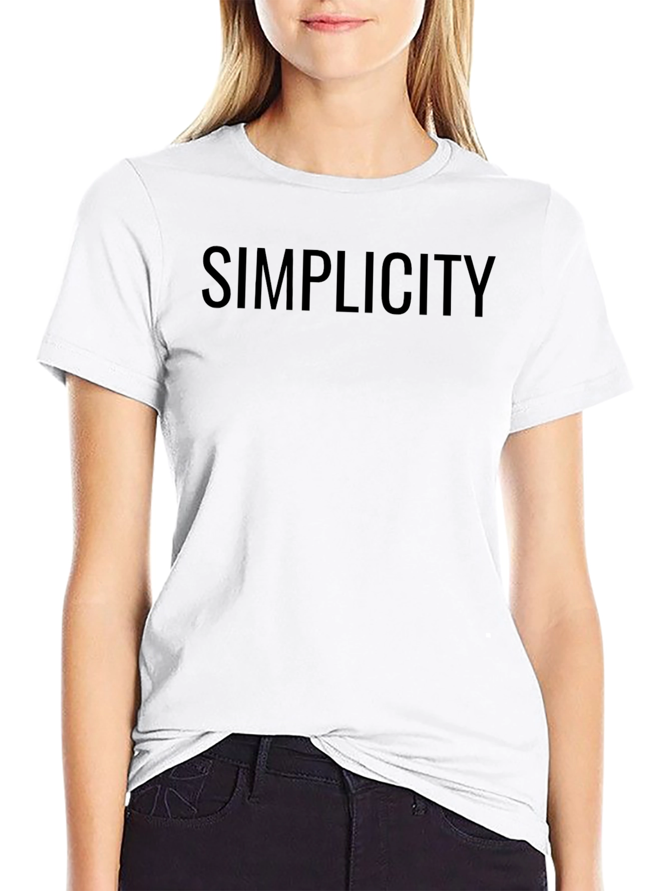 Simplicity Black T-Shirt: Minimalist Style
