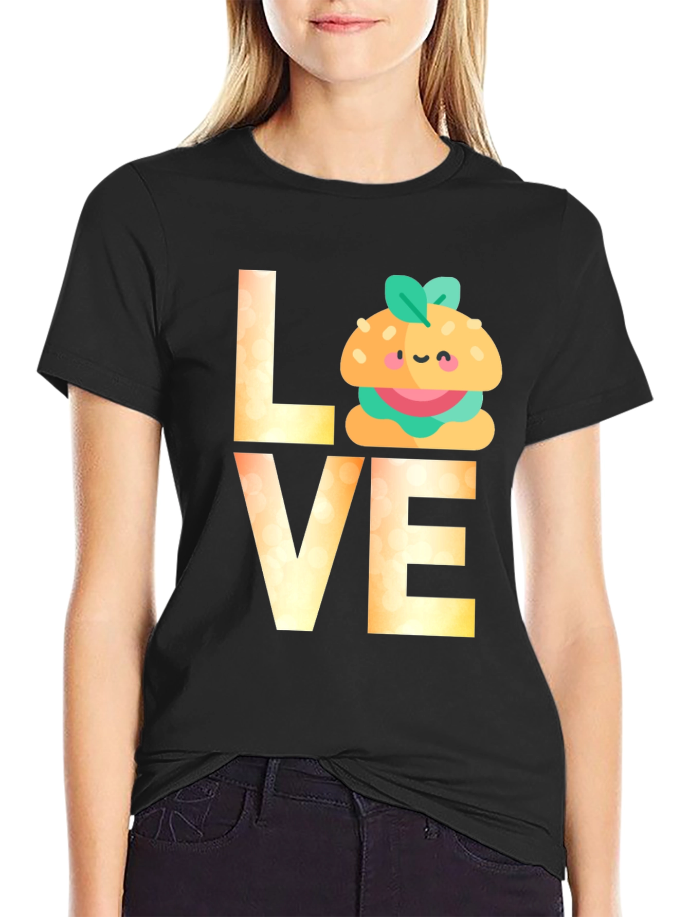 Love Vegan Burger T-Shirt