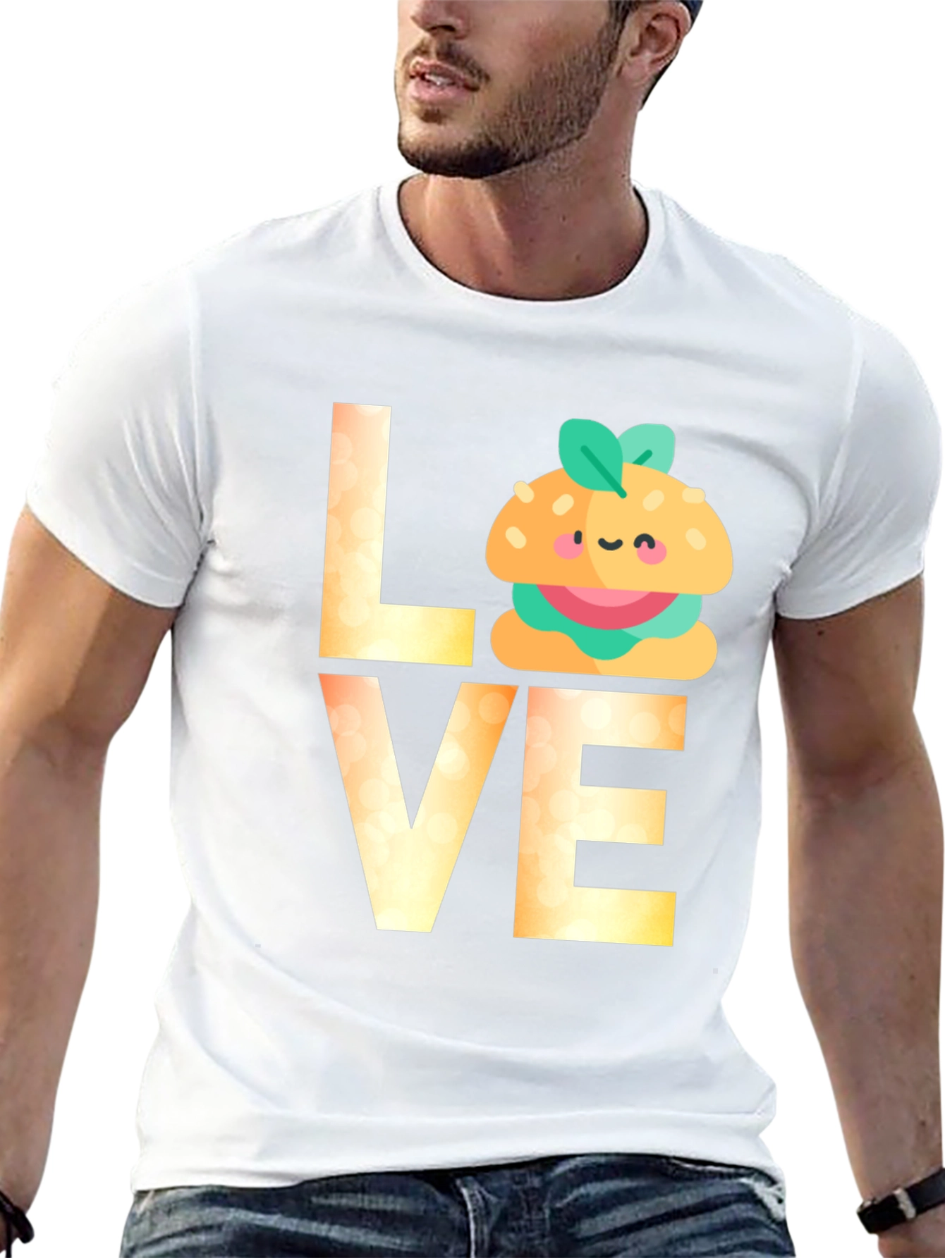 Love Vegan Burger T-Shirt