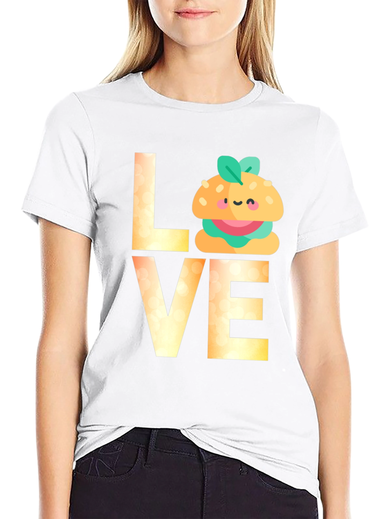 Love Vegan Burger T-Shirt