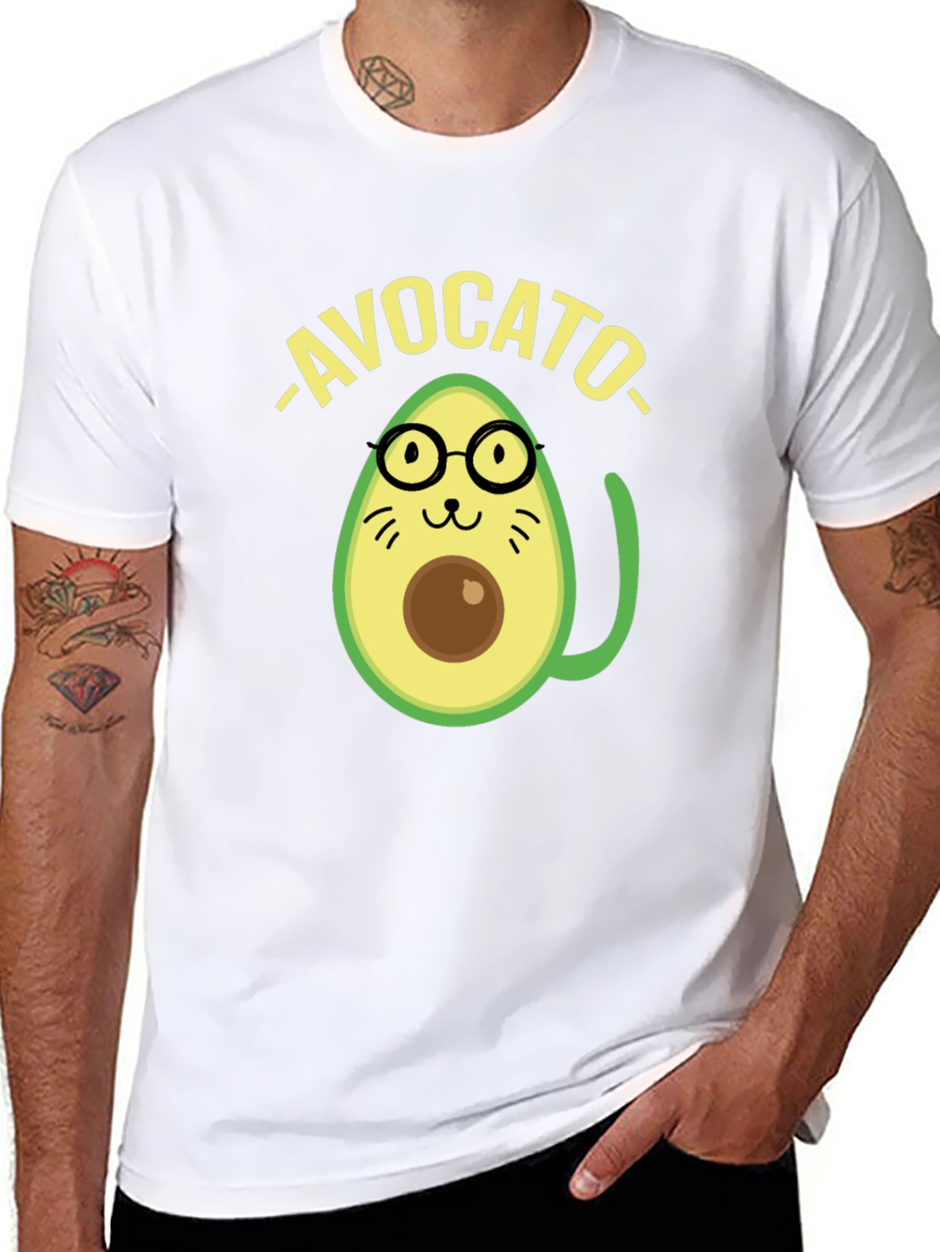 Avocato T-Shirt - Funny Avocado Cat Tee