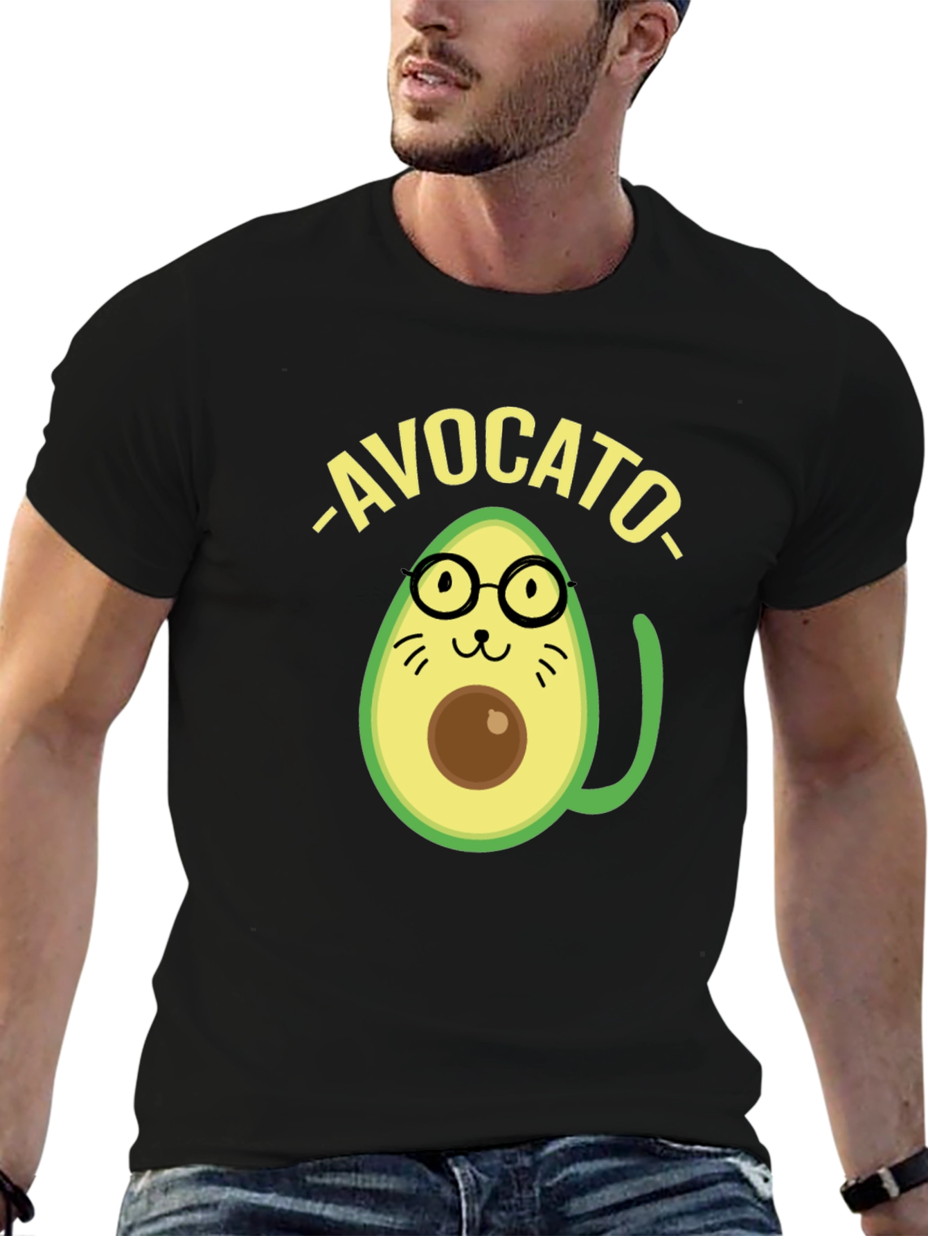 Avocato T-Shirt - Funny Avocado Cat Tee