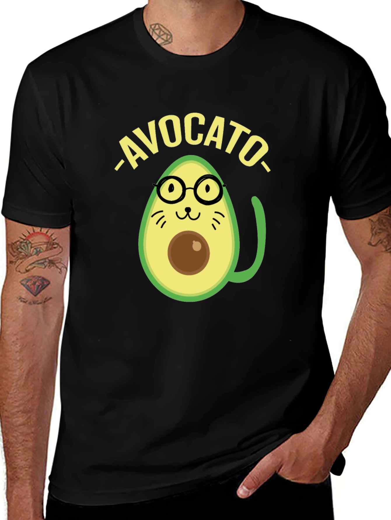 Avocato T-Shirt - Funny Avocado Cat Tee