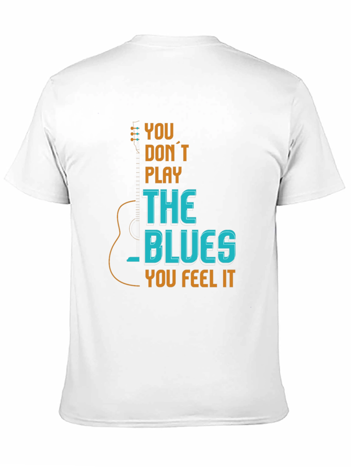 Blues Guitar T-Shirt - Feel The Music