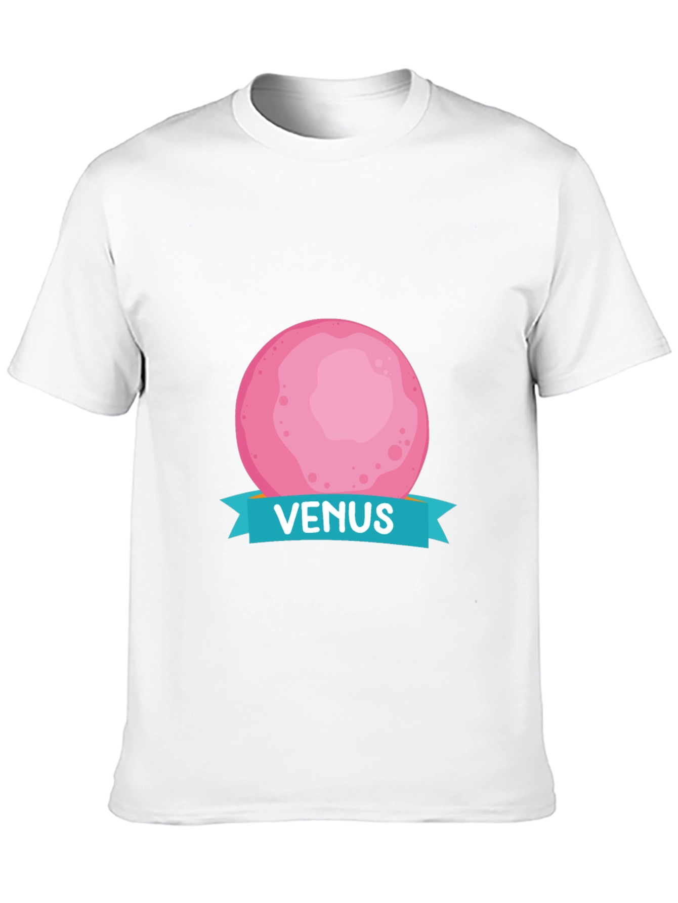 Venus Planet Graphic T-Shirt - Black Cotton Tee